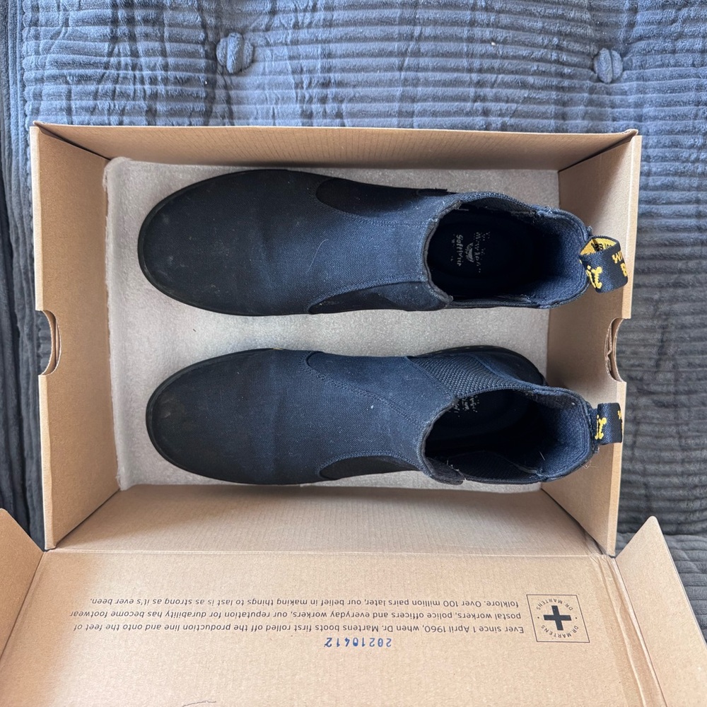 Dr. Martens Black Slip-On Boots